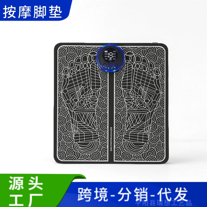 EMS Foot and Leg Massager Pad with Wireless Remote Control and Timer - Image 1