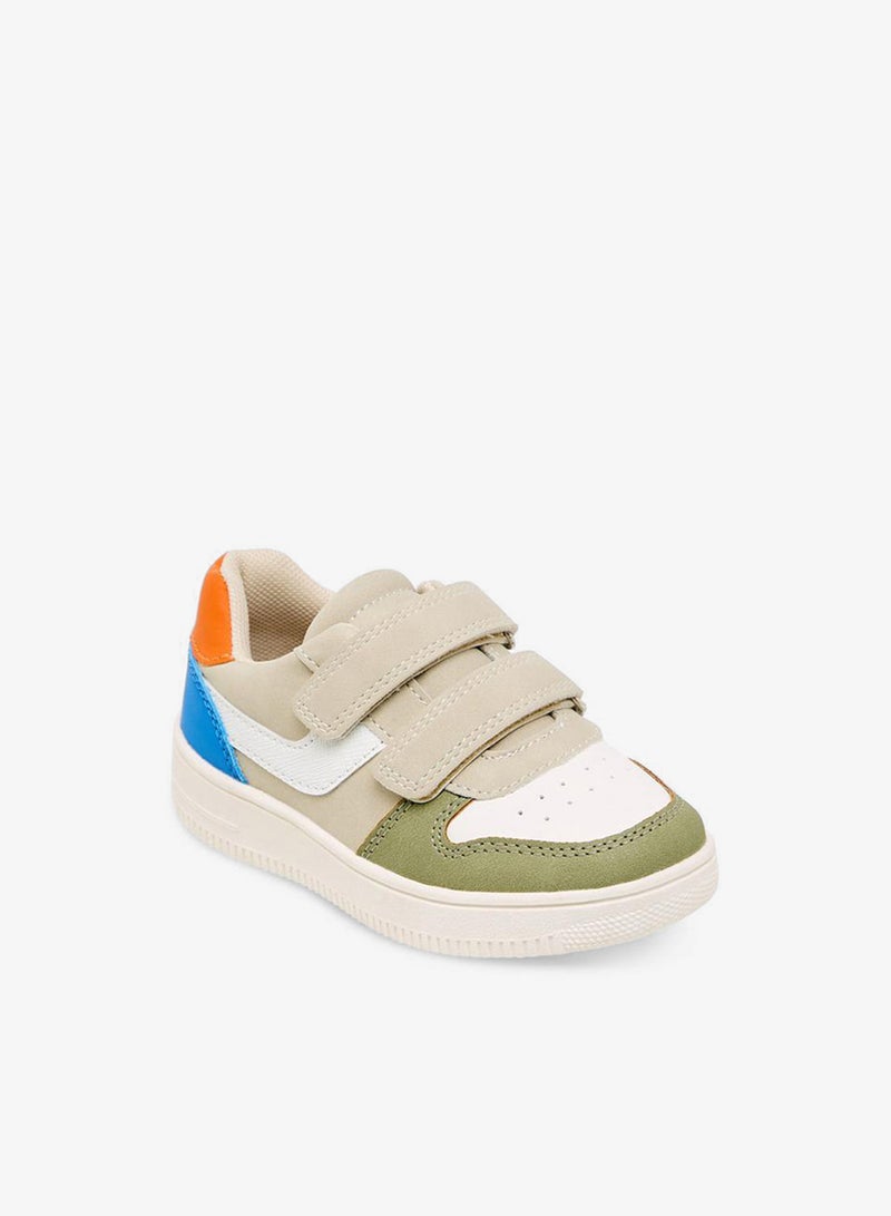 Barefeet Boys Panelled Hook and Loop Sneakers - Image 2