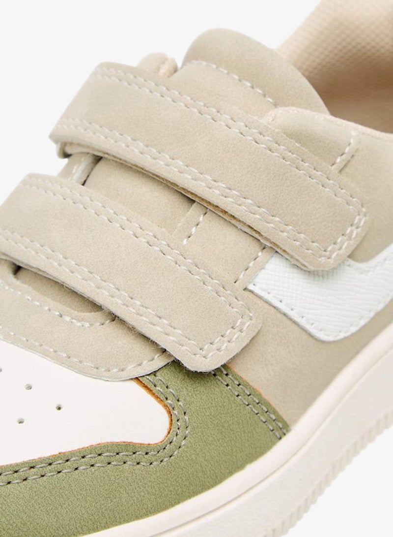 Barefeet Boys Panelled Hook and Loop Sneakers - Image 4