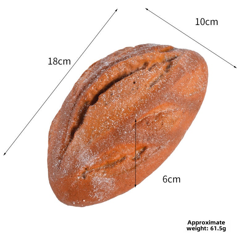 Realistic Caterpillar Bread Cake Model Rye diamond open bread 
