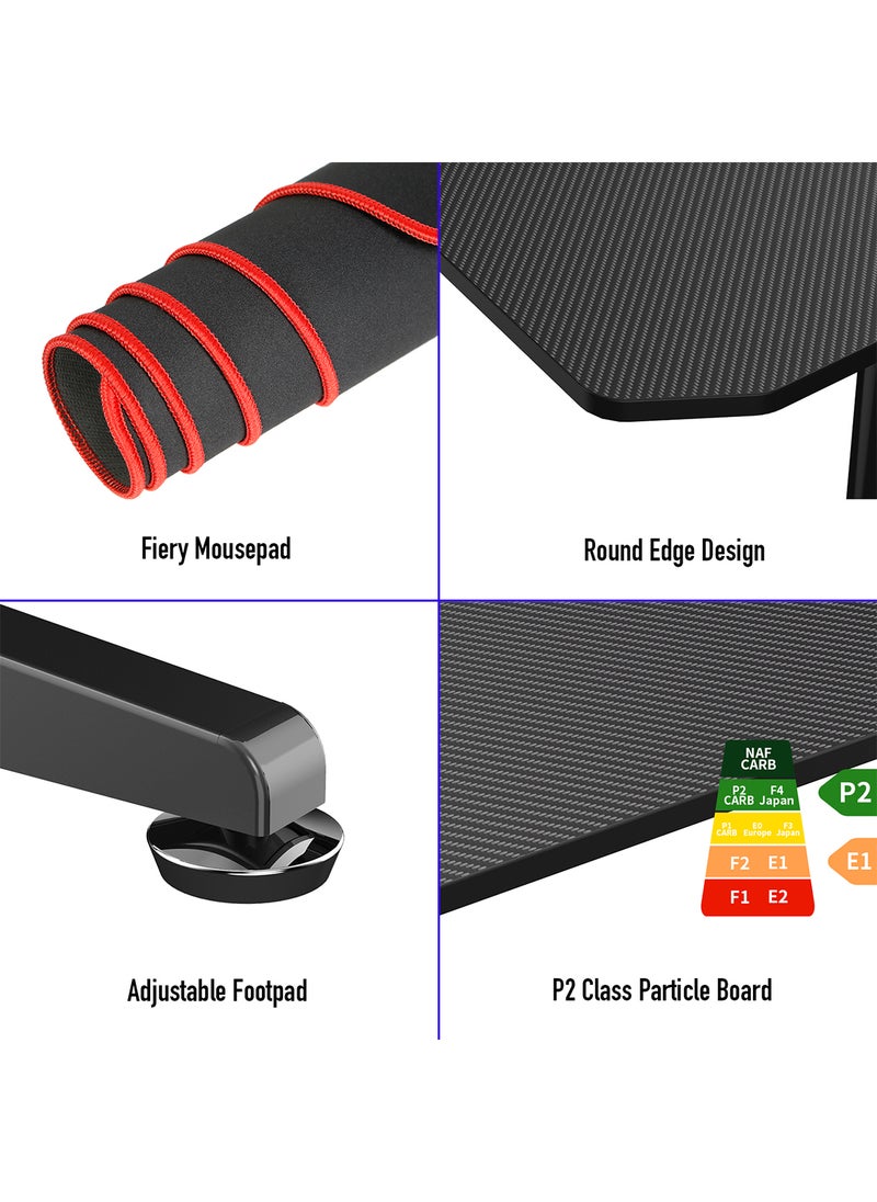 Sharpdo Height Adjustable Electric Stand Desk L Shaped Single Motor Ergonomic Standing Desk Large Desktop Black Computer Desk - Image 2