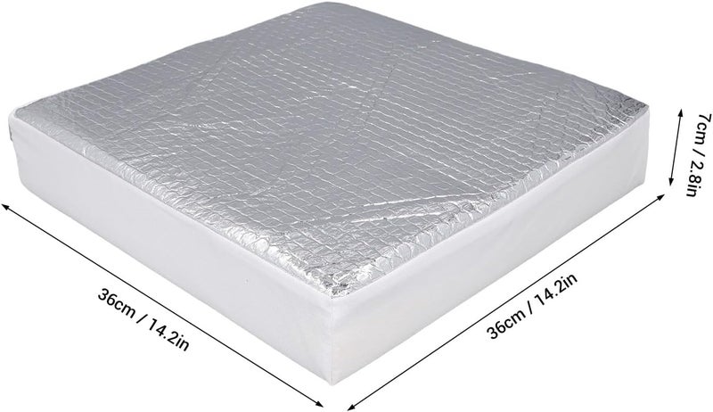 Thermal Insulation RV Sunroof Cover, Privacy RV Skylight Cover RV Vent Insulator with Reflective Surfaces for Standard 14 RV Vents - Image 2