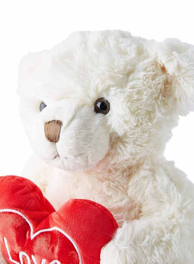 NIBEMINENT Cream Snuggles Bear With Heart 30cm - Image 4
