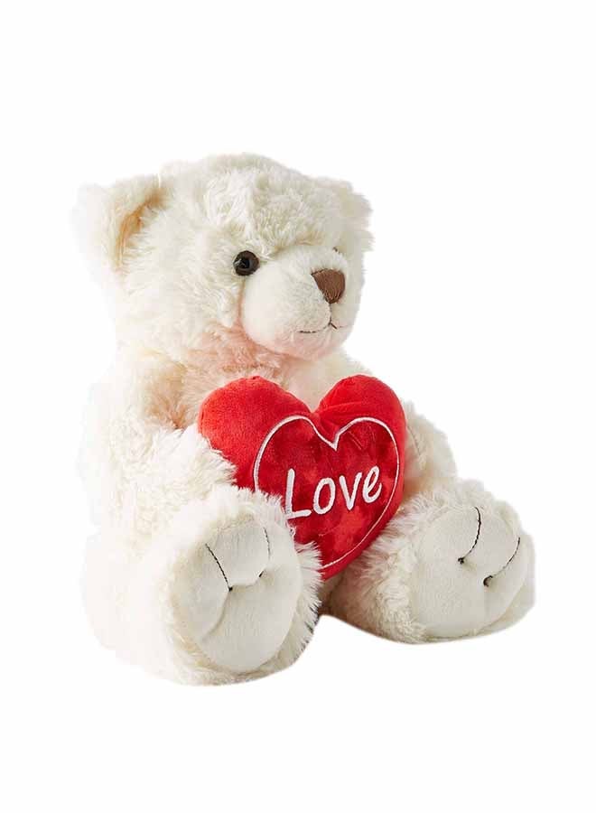 NIBEMINENT Cream Snuggles Bear With Heart 30cm - Image 2