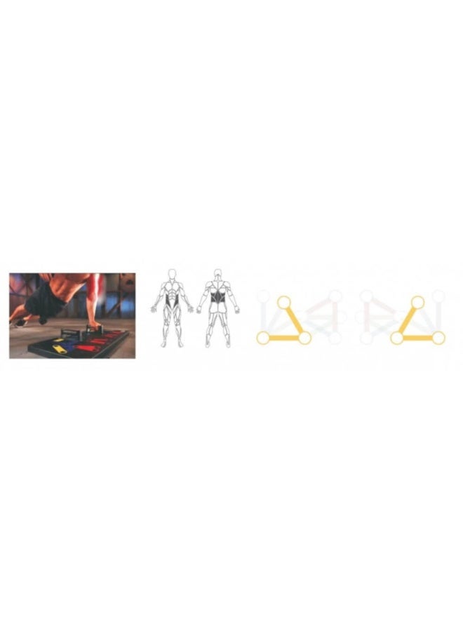 نظام لوح الضغط 9 في 1 - أدوات تمرين قابلة للطي لتدريب كمال الأجسام  - Image 3