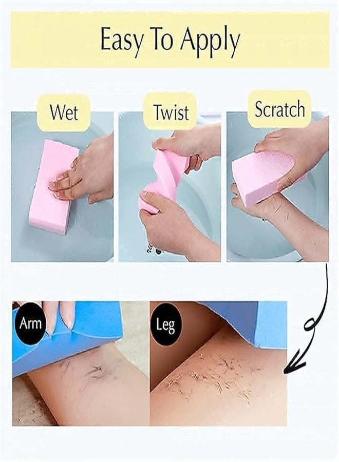 YUGANSHU Pack 2 Super Soft Bath Sponge Scrubber for Kids & Babies - Gentle Cleaning, Exfoliating, and Dead Skin Removal- Perfect for Men and Women(Multi Colour) (MultiColour) - Image 4