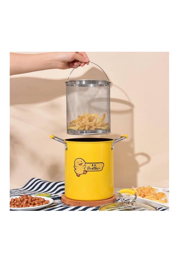 Generic - 3L Roasting Pot with Thermal Lid and Mesh Basket - For Perfect Effortless Roasting F - Image 1
