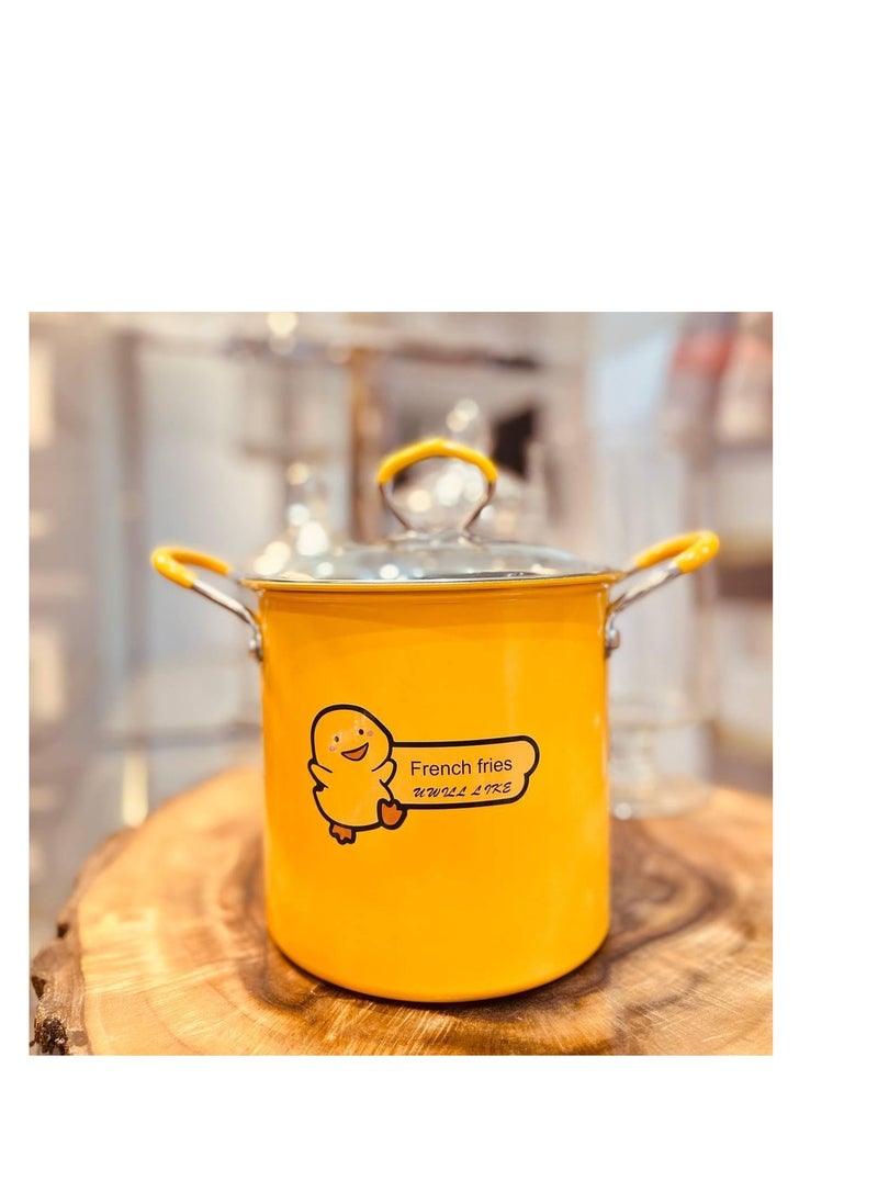 Generic - 3L Roasting Pot with Thermal Lid and Mesh Basket - For Perfect Effortless Roasting F - Image 1
