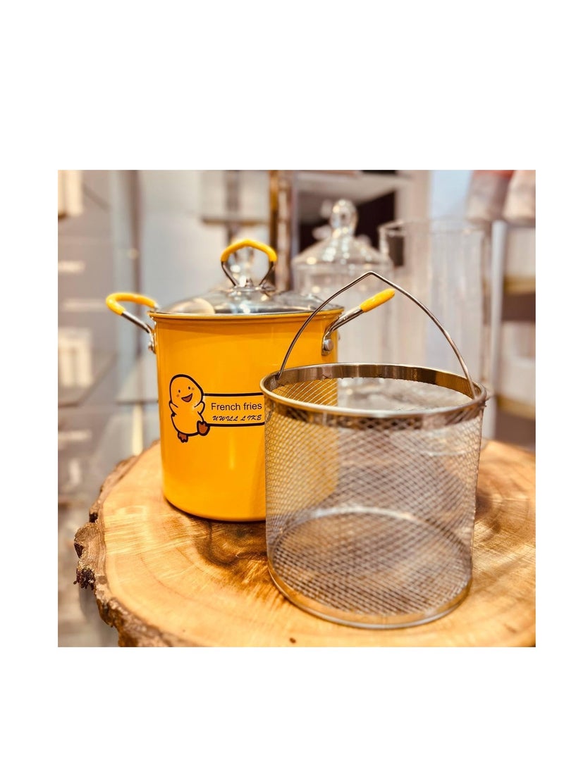 Generic - 3L Roasting Pot with Thermal Lid and Mesh Basket - For Perfect Effortless Roasting F - Image 1