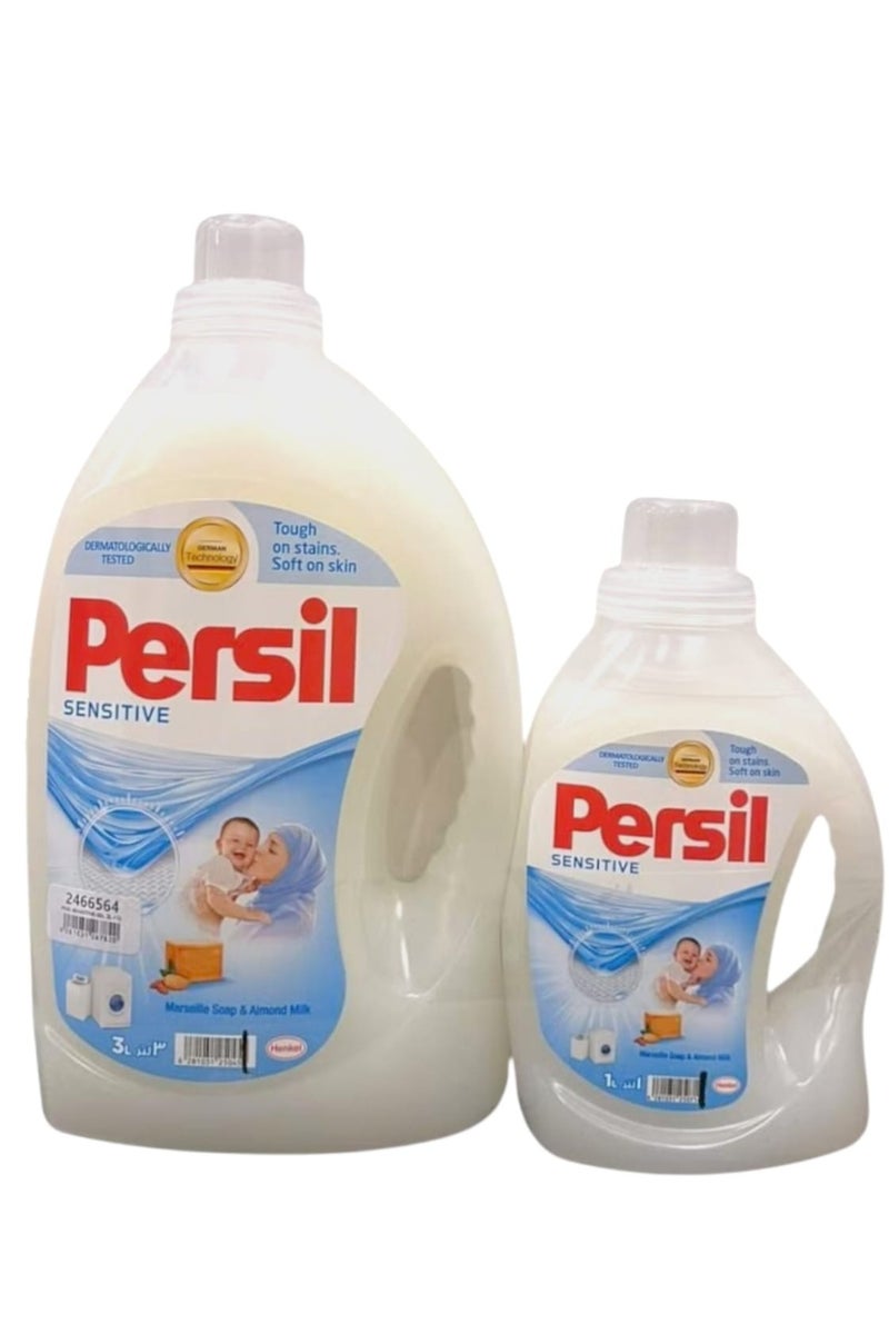 Persil Sensitive & Baby Liquid Detergent, 3 liters + 1 liter - Image 1