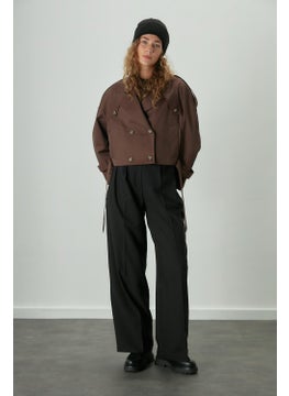 Manuka Dona Pleated Palazzo Trousers Black  - Image 4
