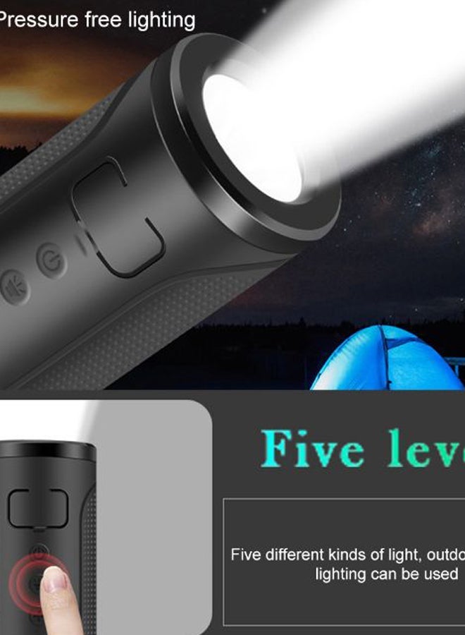 NIBEMINENT 3D Stereo Bluetooth Wireless Speaker With Built In Powerbank Black - Image 2