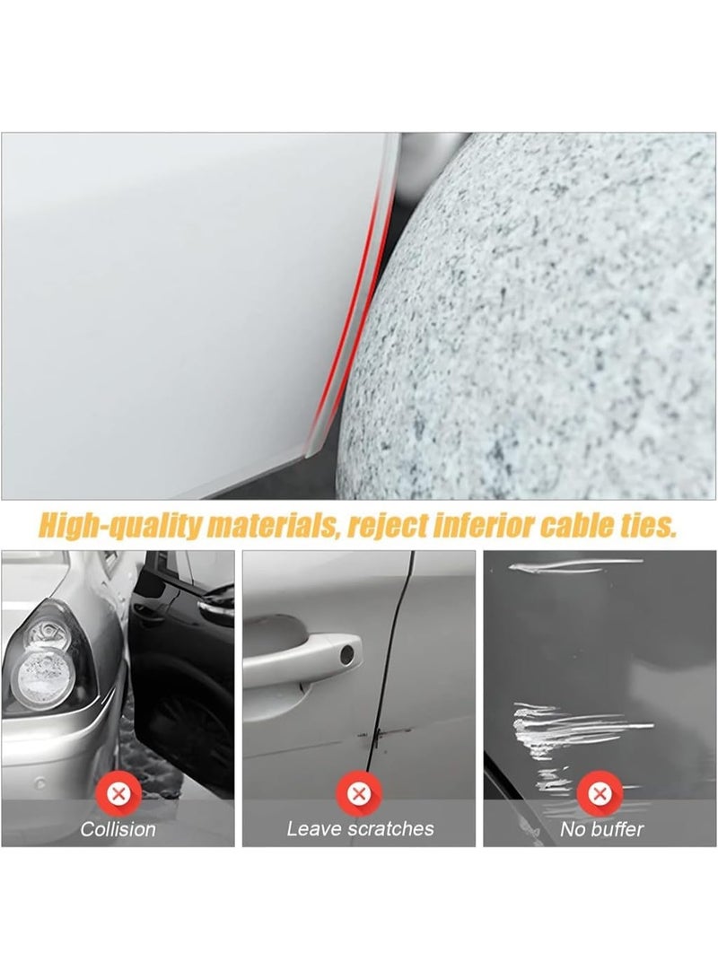 Car Door Edge Guards, 5m Transparent Sealed Door Edge Protection, Anti-Collision Protector Strips Guards, Clear Anti-Scratch Trim Molding, Auto Accessories Universal for Most Cars - Image 2