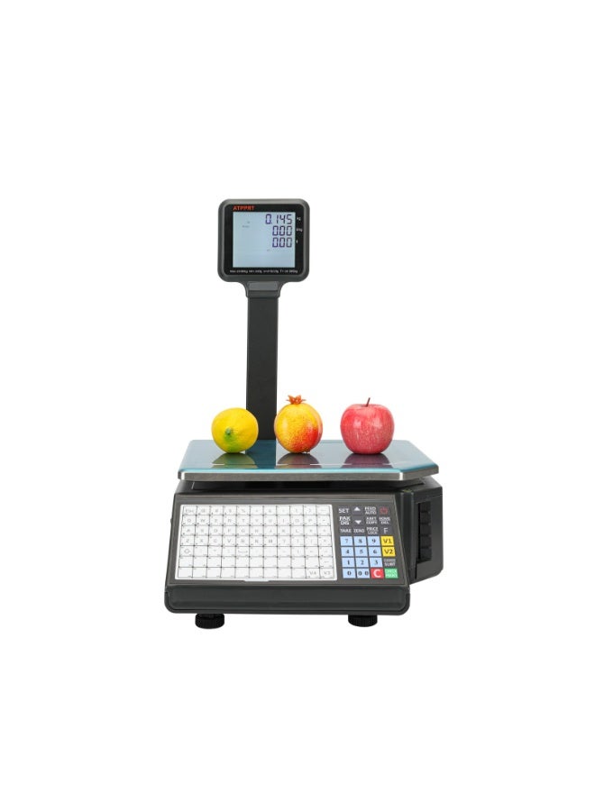 ATP Norx Barcode Label Scale SC 30 Barcode Scale Supermarket Commodity Weight Price Calculation Digital Electronic Weight Scale - Image 3