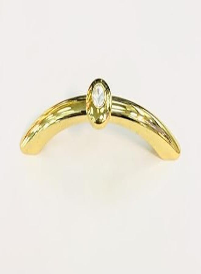 Kitchen Cabinet Handle, Pull Handle, Golden Color, Italian Made, Size 96 Mm, 9.6 Cm, Handle Height 2 Cm - Image 2