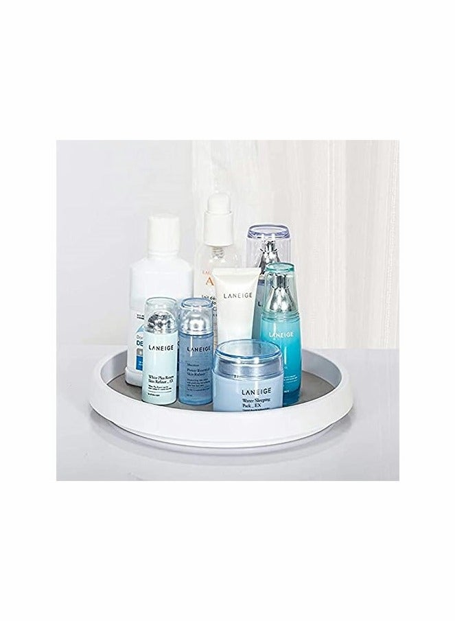 Excefore Pantry Cabinet Lazy Susan Turntable Non-slip Lining Kitchen Storage Turntable  - Image 3