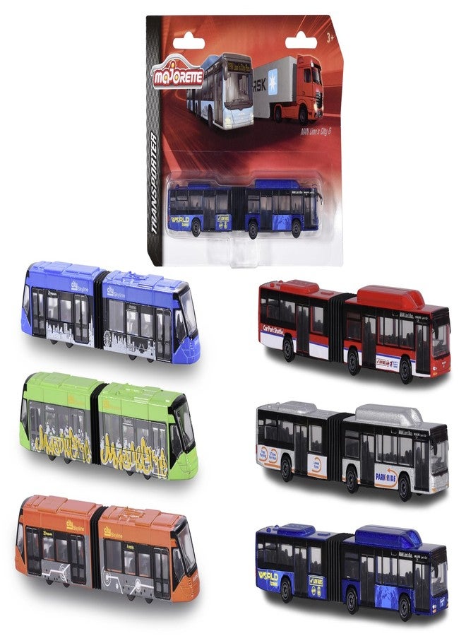 Smoby Majorette Man City Bus Siemens Avenio Tram 1 Piece (Random Selection From 6 Assorted) For Kids 3+ Years - Image 2