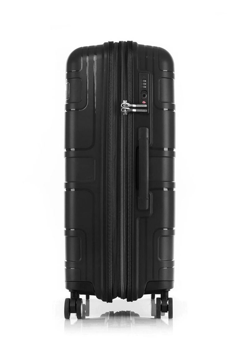 AMERICAN TOURISTER - American Tourister LITEVLO hard spinner luggage medium TSA 67 cm - black - Image 1