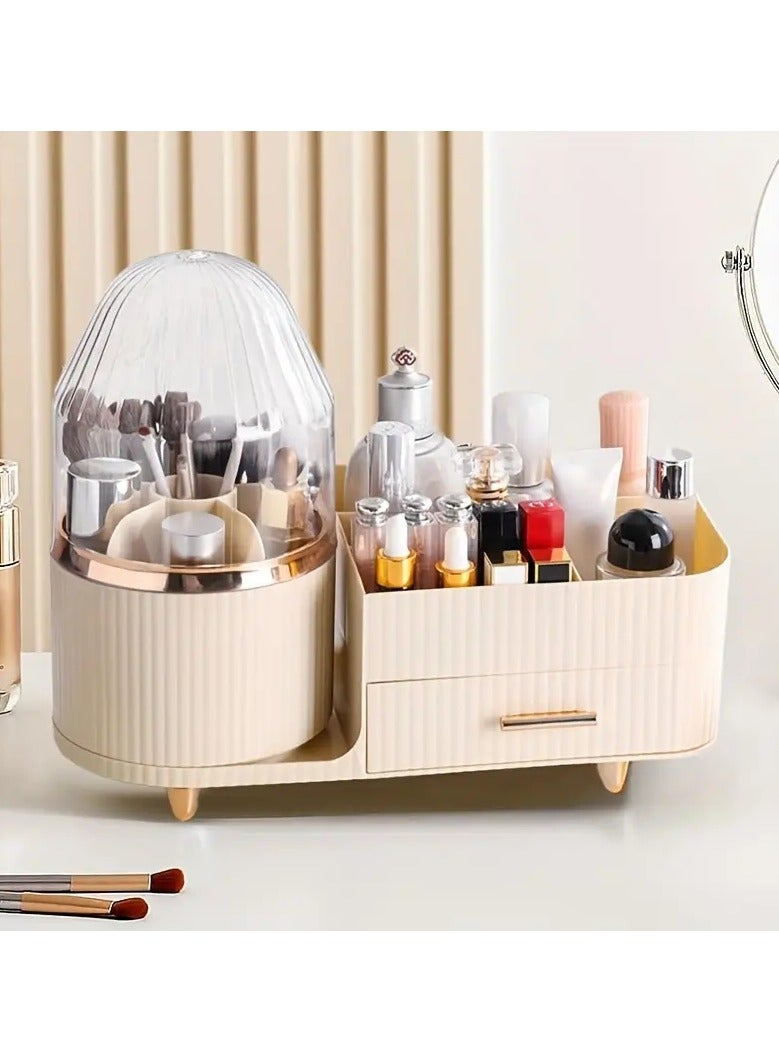 ORiTi Makeup Organizer For Vanity 360 Rotating Cosmetic Skincare Organization And Storage Lotion Perfume Holder Dresser - Image 2