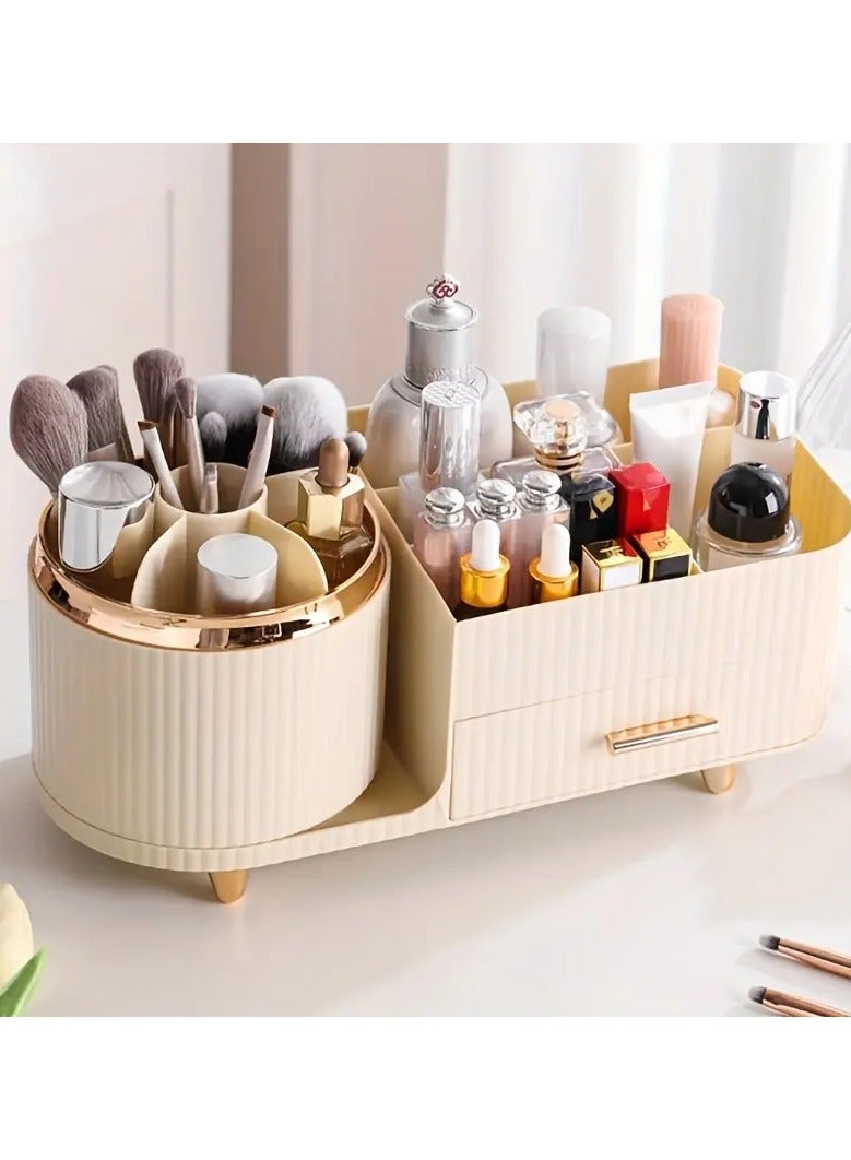 ORiTi Makeup Organizer For Vanity 360 Rotating Cosmetic Skincare Organization And Storage Lotion Perfume Holder Dresser - Image 3