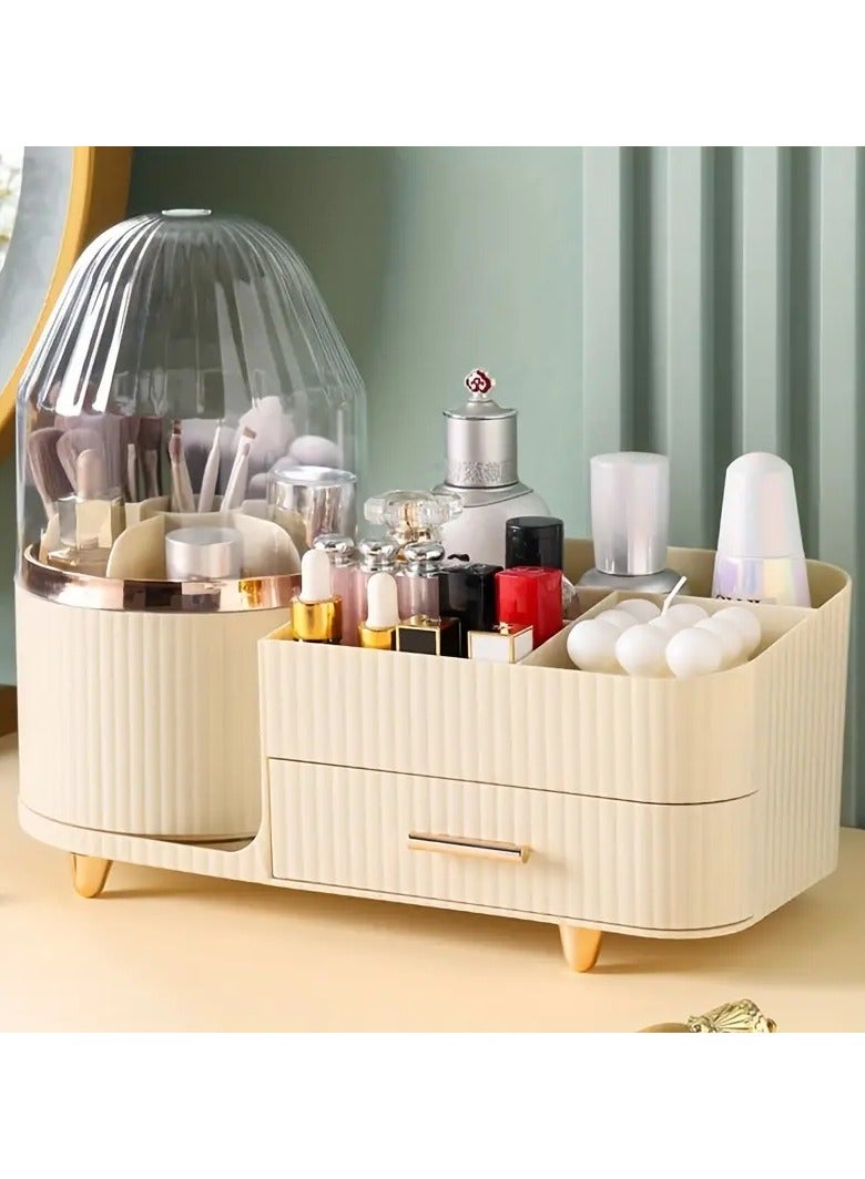 ORiTi Makeup Organizer For Vanity 360 Rotating Cosmetic Skincare Organization And Storage Lotion Perfume Holder Dresser - Image 1