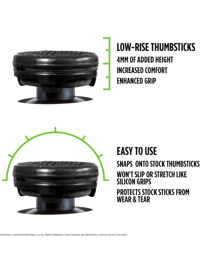 كنترول فريك KontrolFreek Omni for PlayStation 4 (PS4) and PlayStation 5 (PS5) | 2 Performance Thumbsticks | 2 Low-Rise Concave | Black - Image 3