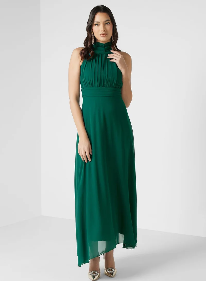 Ella Limited Edition Emerald Chiffon Dress