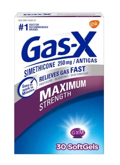 gsk Maximum Strength Gas Relief 250mg 30 Softgels 