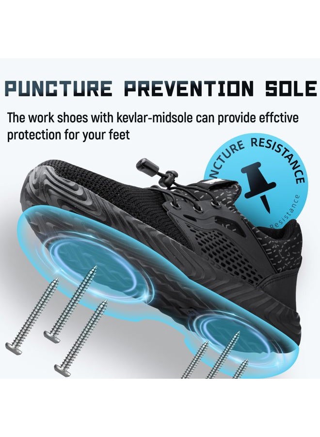 Furuian Steel Toe Shoes for Men Work Women Lightweight Air Cushion Sneakers Slip Resistant Safety Work Boots Indestructible shoes - Image 5