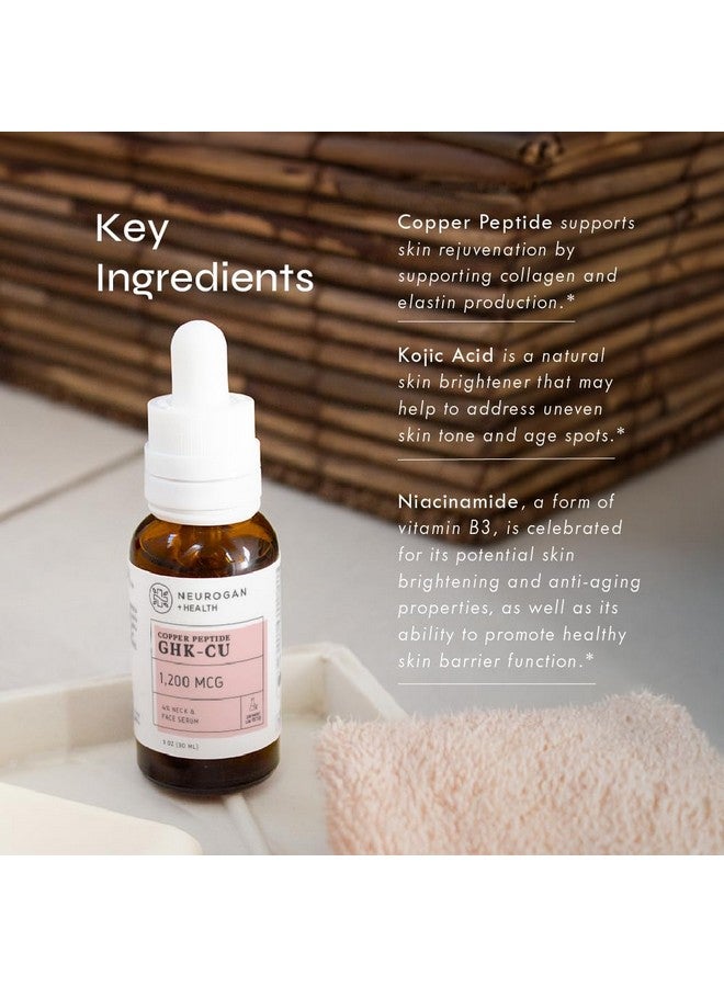 Neurogan GHK-Cu (Copper Peptide) Neck & Face Serum 1,200mcg (1 oz bottle) - Image 3