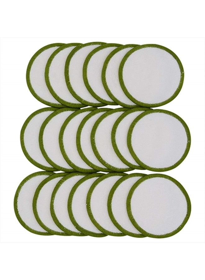 Minasuki 20 Pack Reusable Makeup Remover Pads - Bamboo Reusable Cotton Rounds for Toner, Washable Eco-Friendly Pads for All Skin Types with Cotton Laundry Bag - Image 5