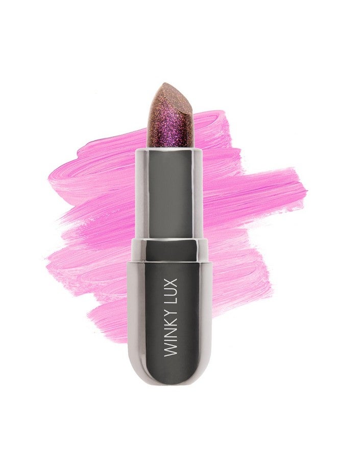Winky Lux Glimmer Balm, pH Lip Balm, Color Changing Lipstick and Tinted Lip Balm, Vegan & Cruelty Free Lip Balm, Hydrate & Plump, Purple Mauve Lipstick, Aurora - Image 1
