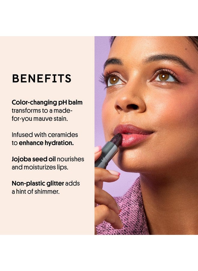 Winky Lux Glimmer Balm, pH Lip Balm, Color Changing Lipstick and Tinted Lip Balm, Vegan & Cruelty Free Lip Balm, Hydrate & Plump, Purple Mauve Lipstick, Aurora - Image 3