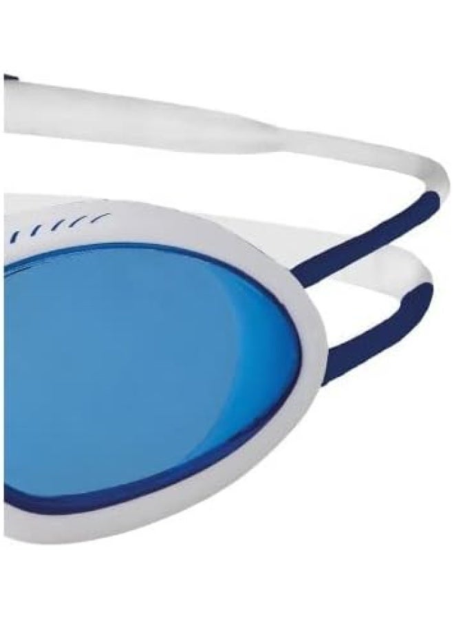 ZOGGS نظارات تزلج نمط النمر مع حماية من الأشعة فوق البنفسجية، أبيض/أزرق، مقاس واحد - Image 3