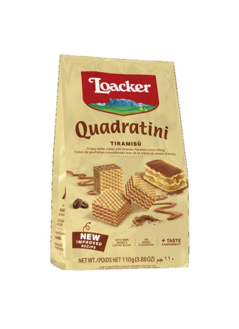 Loacker Quadratini Tiramisu 110g - Image 1