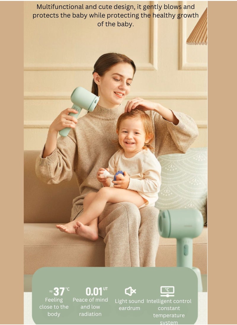 OIDIRE - Portable Cordless Hair Dryer – Intelligent Constant Temperature Care For Baby, Toddlers, Kids - Image 1