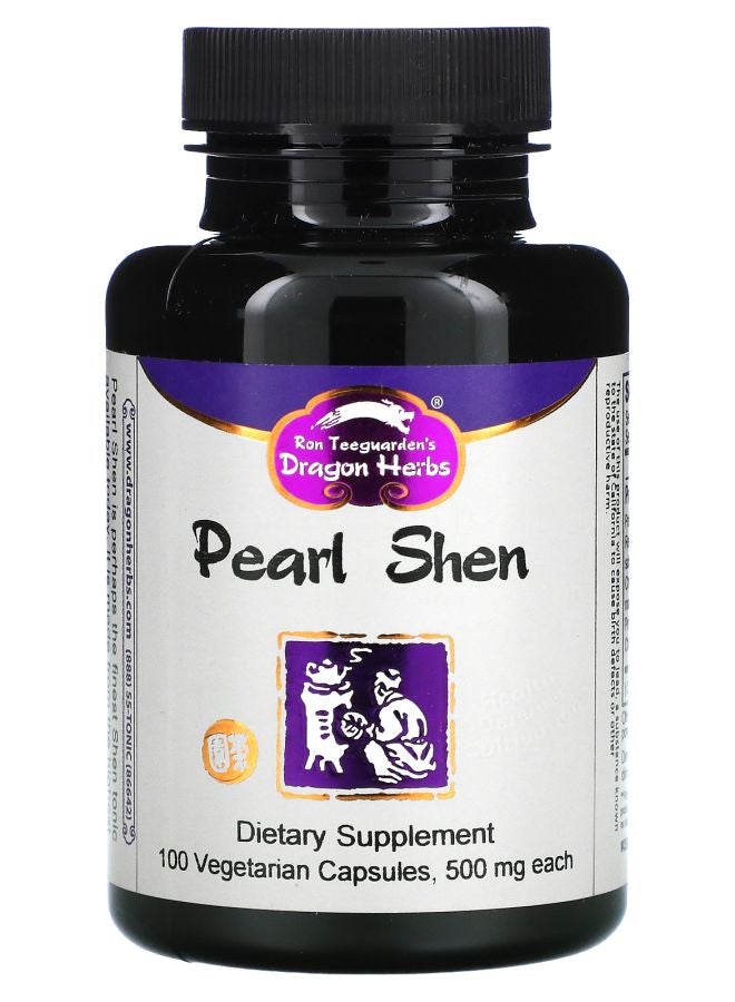 Pearl Shen 500 mg 100 Vegetarian Capsules