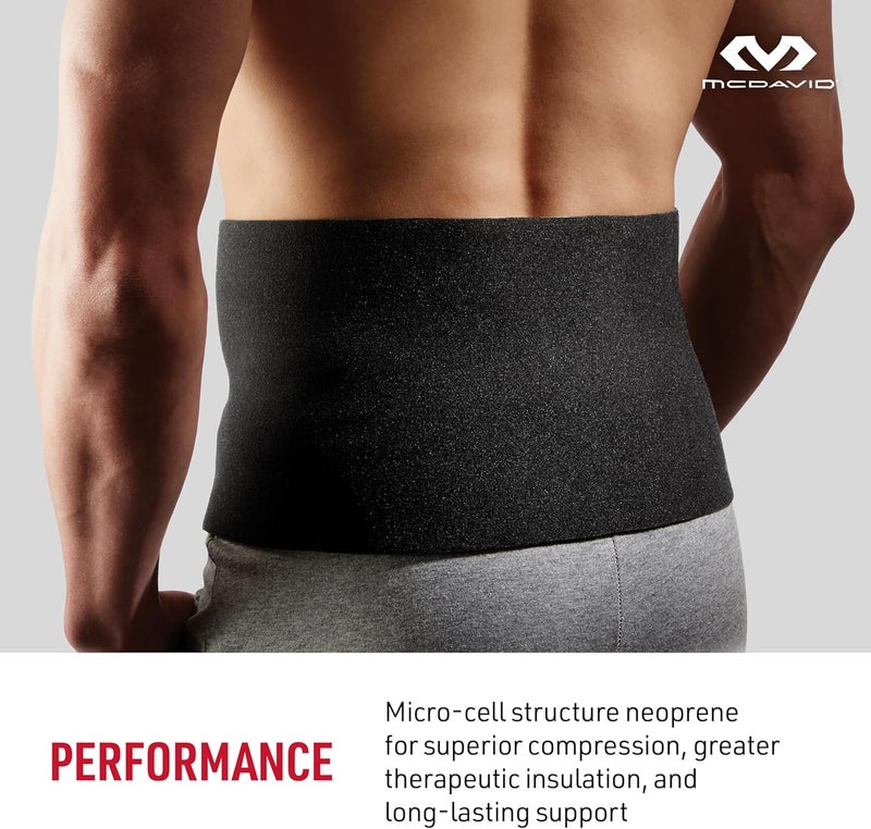 McDavid Sweat Band & Waist Trimmer Belt, Back Support, Improves Posture During Workouts, Waist Trainer for Men and Women - Image 3