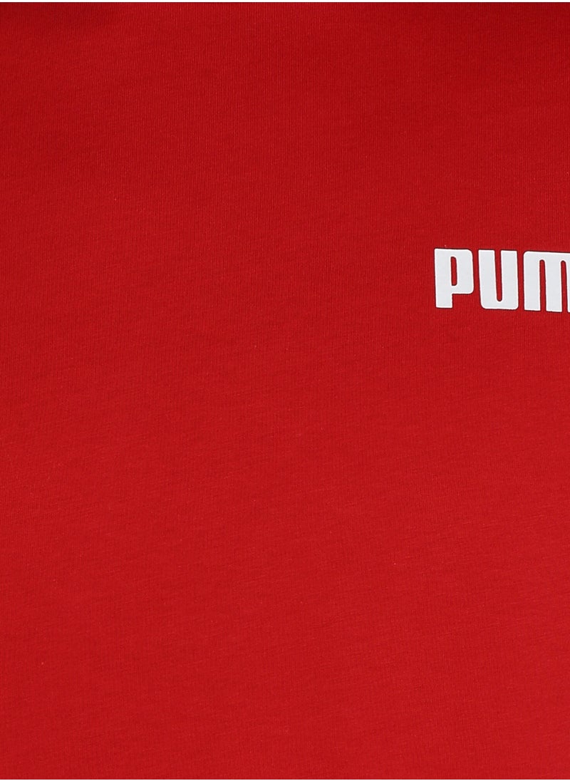 PUMA - Essentials Mens Red Small Logo T-shirt - Image 1