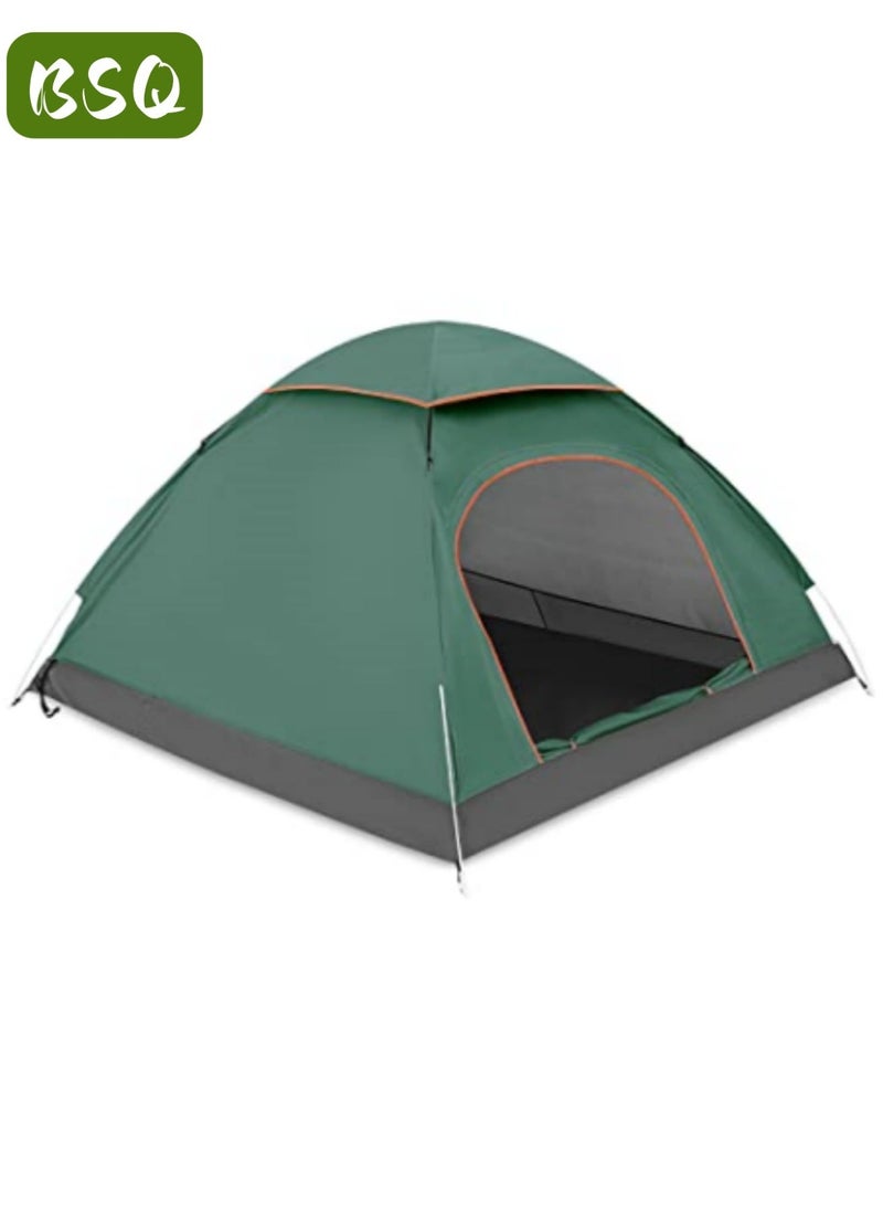 بي إس كيو (مأوى طوارئ) خيمة أوتوماتيكية سريعة الفتح | خيمة تخييم | خيمة للصحراء والشاطئ | خيمة قبة محمولة مقاومة للرياح | خيمة تخييم عائلية مقاومة للماء | مع حقيبة تخزين | 2*2*1.35 متر. - Image 5
