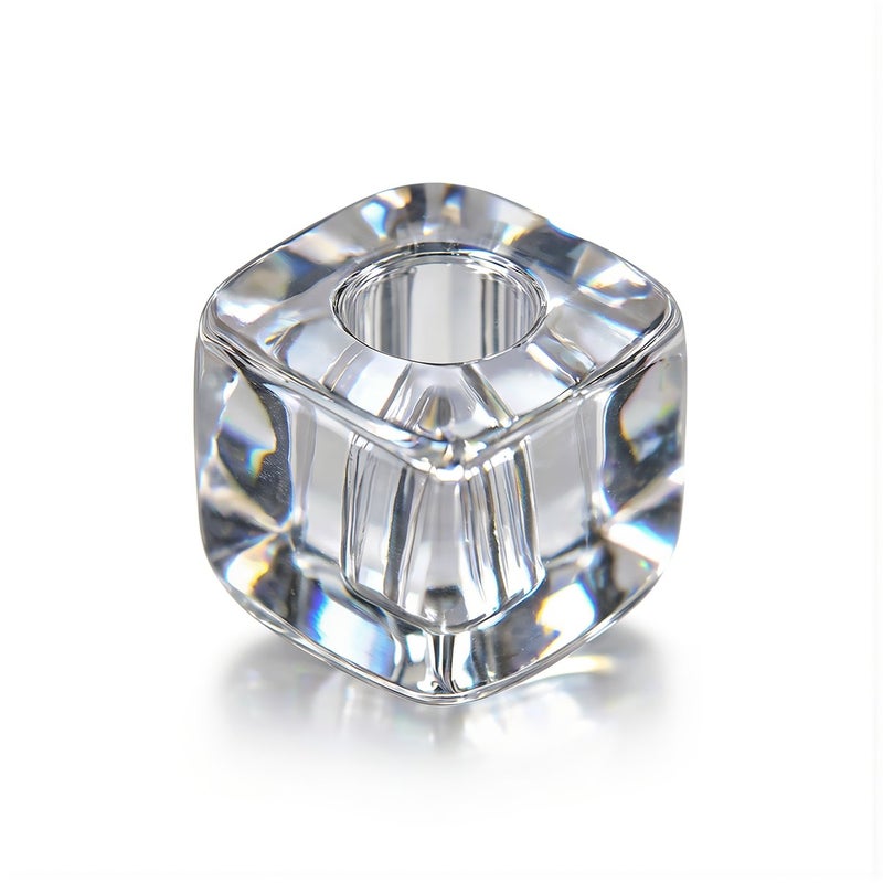No Defect 4mm Crystal Cube Beads Smooth Threading No Fade No Fog Jewelry Making Supply - Image 2
