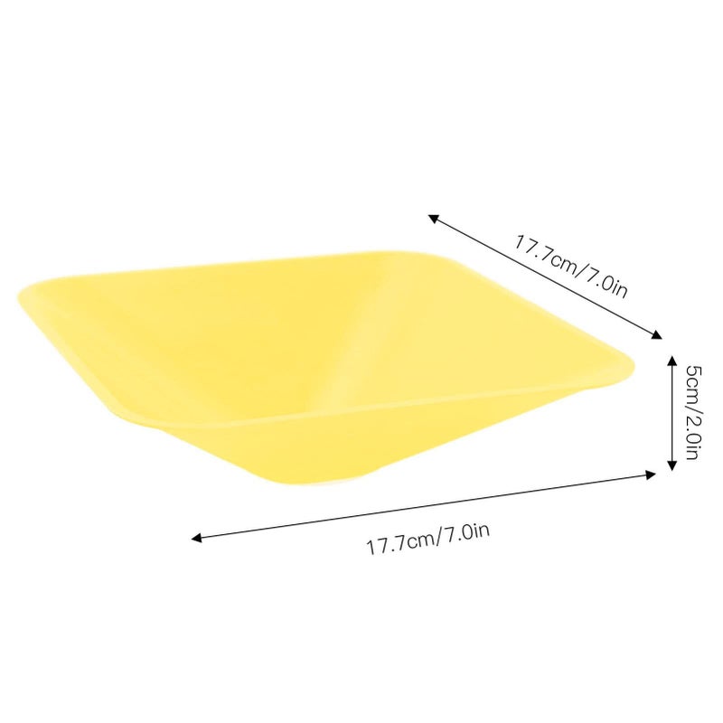 Training Cones Square Bright Color Stackable Compact Markers For Sports Football Yellow 10pcs Premium PE Elastic Training Markers Proof Soccer - Image 5