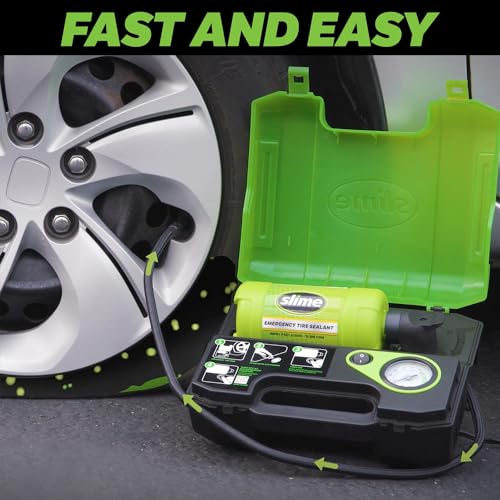 Slime 50159 Flat Tire Repair Kit, Smart Spair Ultra, All-in-one Solution, Repairs and Inflates, Truck/SUV, 15 Min Fix - Image 4