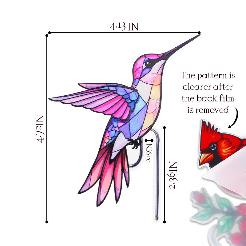 FBBP Hummingbird Gifts for Women, Hanging Plant Planter for Indoor Outdoor Garden, Mothers Day Birthday Gifts for Mom Grandma from Daughter Son, Bird Lover Plant Pots Accessories - Image 3