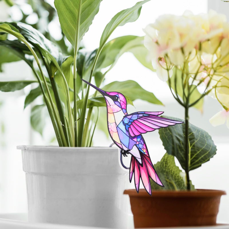 FBBP Hummingbird Gifts for Women, Hanging Plant Planter for Indoor Outdoor Garden, Mothers Day Birthday Gifts for Mom Grandma from Daughter Son, Bird Lover Plant Pots Accessories - Image 4