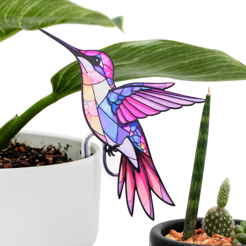 FBBP Hummingbird Gifts for Women, Hanging Plant Planter for Indoor Outdoor Garden, Mothers Day Birthday Gifts for Mom Grandma from Daughter Son, Bird Lover Plant Pots Accessories - Image 1