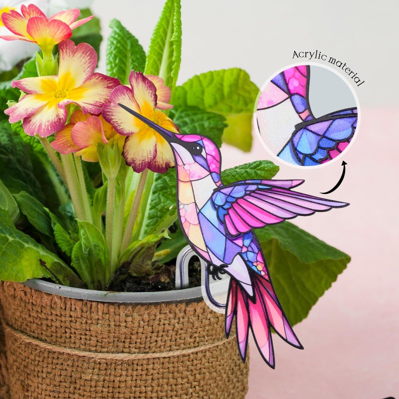 FBBP Hummingbird Gifts for Women, Hanging Plant Planter for Indoor Outdoor Garden, Mothers Day Birthday Gifts for Mom Grandma from Daughter Son, Bird Lover Plant Pots Accessories - Image 2