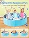 Hikiddy Large Ball Pit for Toddlers 44in Baby Ball Pool with Playmat Hold Over 1000 Balls Foldable Play Pit for Kids Dogs Indoor and Outdoor Games Party Toys Gifts Balls Not Include Blue - Image 3