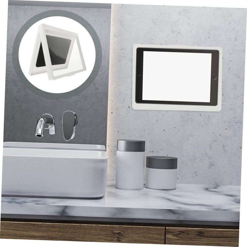 Wall-Mounted Rotating Tablet Holder Bathroom Kitchen Support Easy Install for All Tablets for Home Use Video Watching - Image 5