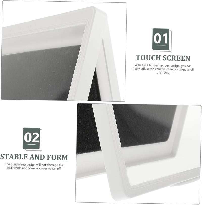 Wall-Mounted Rotating Tablet Holder Bathroom Kitchen Support Easy Install for All Tablets for Home Use Video Watching - Image 4